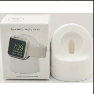 Black Apple Watch Charger Dock - Silicone